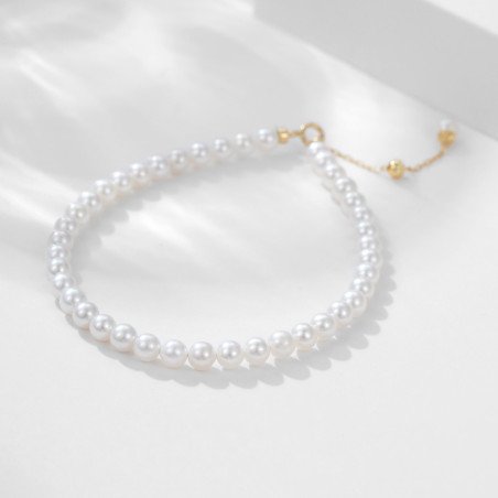 Caresse d'Opale - Bracelet Perles et Or