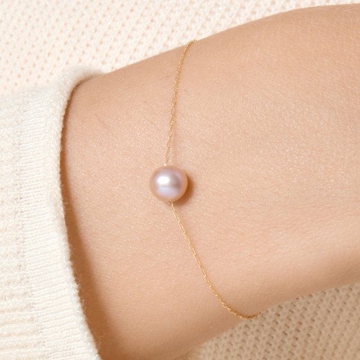 Celestia - Bracelet Perle et Or