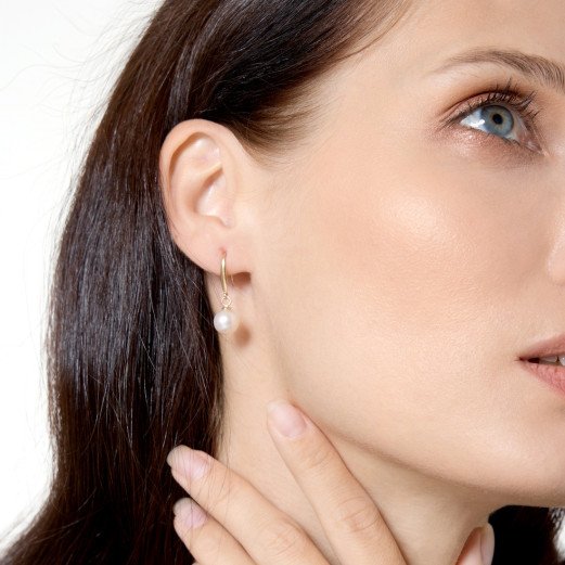 Waterfall - Boucle d'Oreilles Perles et Or