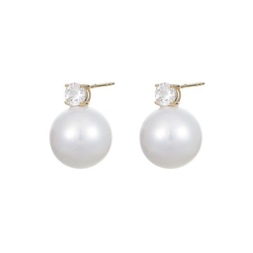 Duo Scintillant - Boucle d'Oreilles Perles et Or