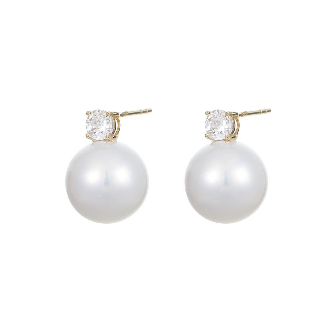Duo Scintillant - Boucle d'Oreilles Perles et Or