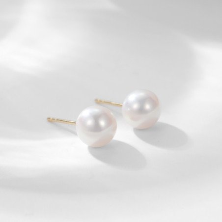 Duo Divin - Boucle d'Oreilles Perles et Or