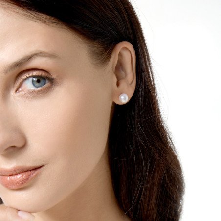 Duo Divin - Boucle d'Oreilles Perles et Or