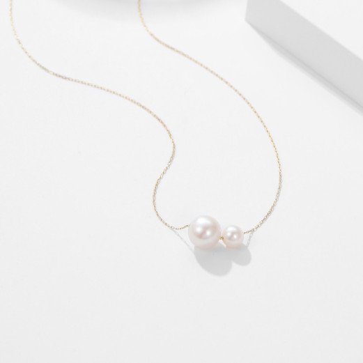 Duo Élégance - Pendentif Perles et Or