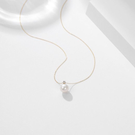 Éclat Céleste - Pendentif Perle et Or