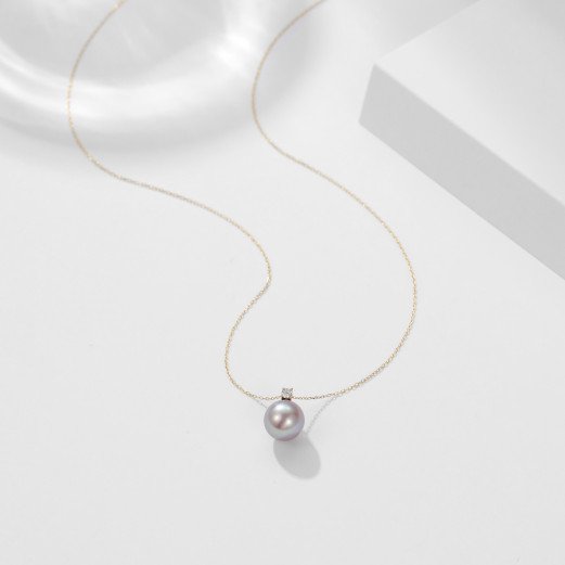 Infinity - Pendentif Perle et Or