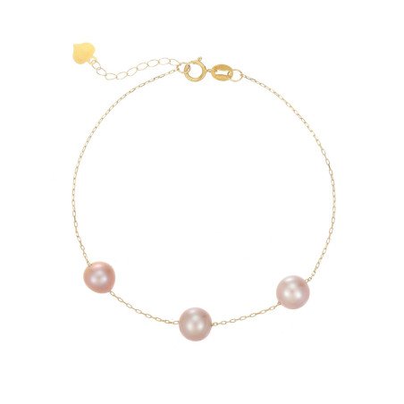 Aurora - Bracelet Perles et Or