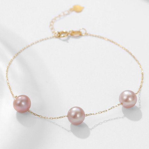 Aurora - Bracelet Perles et Or