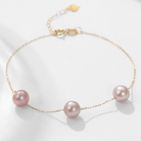 Aurora - Bracelet Perles et Or