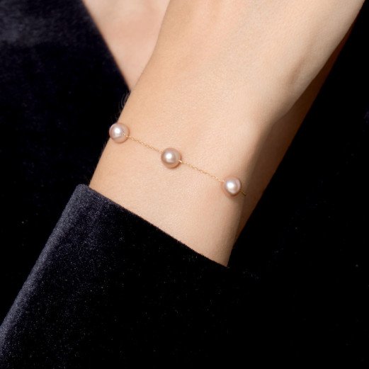 Aurora - Bracelet Perles et Or